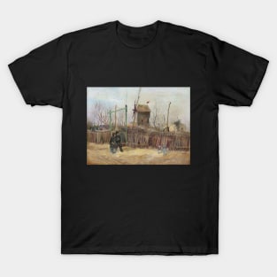 Street Scene In Montmartre, Newly Discovered Van Gogh T-Shirt